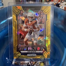 2025 Panini Prizm Draft Picks New Recruits Arch Manning #22 Gold Ice Prizm (RC) picture
