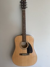 Custom Nirvana Fender FA1 Dreadnought 6String Acoustic Guitar Full Size + Bag picture