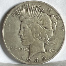 1935-S Peace Dollar Key Date Fast Shipping picture