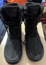 KEEN Women’s 6.5 Waterproof Insulated Winter Boots Black Wool Leather EU 37 picture