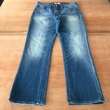 Madewell Kick Out Crop Jeans Women 28 Mid Rise Medium Wash Preppy Slimming       picture