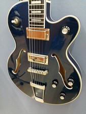[EPIPHONE] Uptown Kat ES Sapphire Blue Me Used Poplar body Okoume neck Soft case picture