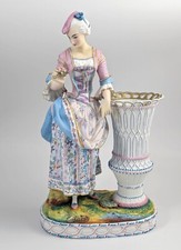 Antique Vion et Baury Style Bisque Porcelain Vase, 19th Century picture
