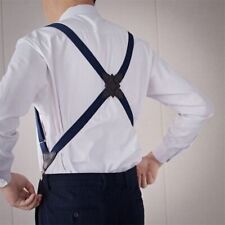 New Men Suspenders Cross-Over Back 2 Side Clips Adjustable Trouser Brace Straps picture