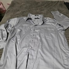 George Men's White and Grey Shirt picture