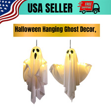 NEW Halloween Hanging Ghost Light Up Decor Flying Ghosts Outdoor Yard Prop Decor picture