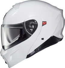 SCORPION EXO-GT930 TRANSFORMER MOTORCYCLE HELMET GLOSS WHITE SIZE X-LARGE picture