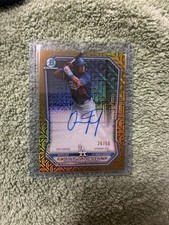 2026 Topps Chrome Bowman Eduardo Quintero #CPA-EQ  26/50 Auto Mojo picture