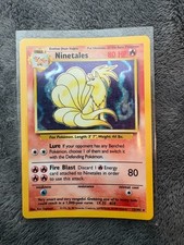 Pokémon TCG Ninetales Base Set 12/102 Holo 1999-2000 Wizards Base Set Copyright picture