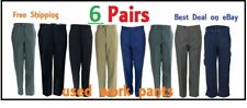 6 Used Uniform Work Pants lot.  FREE Priority SHIPPING picture