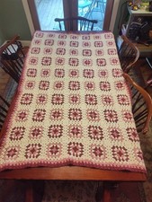 Vintage HANDMADE Afghan 64