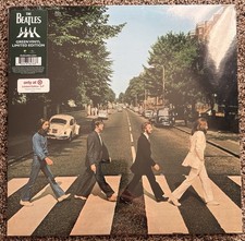 THE BEATLES ABBEY ROAD Target Exclusive Opaque Dark GREEN VINYL New Sealed picture