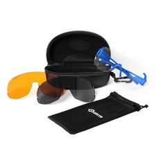 GRITR Shooting Safety Glasses w/ Interchangeable Lenses & Eva Case - All Colors picture