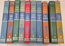 Collier's Junior Classics Young Folks Shelf of Books Complete Set 10 Vol  1962 picture