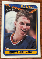 1990-91 O-PEE-CHEE  HOCKEY BRETT HULL CARD #77-JUL125 picture