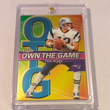 2002 Topps Chrome Own the Game Insert Tom Brady #OG7 New England Patriots picture