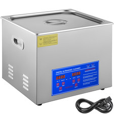 Espace 15L Ultrasonic Cleaner Heater Timer Basket Digital Sonic Heating Machine picture