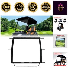 Clear Portable Windshield for Club Car Golf Carts - Lightweight & Durable Design picture