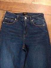 Quince Women Bella Stretch Relaxed Straight Jeans Blue 29 Denim 3037 picture