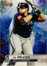 2025 Bowman's Best Mini Diamond Refractor SP /299 Cal Raleigh #55 MARINERS picture
