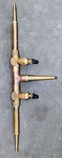 Vintage Brass Industrial Medical valve steampunk Hoke fluid transfer picture