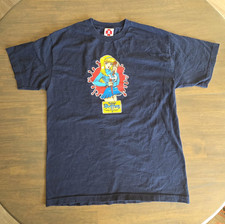 VTG 90s Hook-Ups Skateboards Brittney The Vampire Slayer Shirt Anime L picture