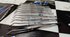 10x Hu-Friedy DP18L Locking Cotton & Dressing Dental Pliers #18L Serrated Tip picture