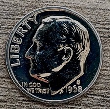 1968-S Proof Roosevelt Dime ~ picture