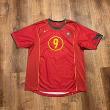 Authentic Vintage Nike 2004 Portugal Pauleta Jersey Mens Large Euros Football picture