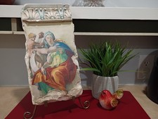 The Delphic Sibyl by Michelangelo Clay Art Work Slab Plaque Wall Art picture