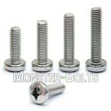 #6-32 Phillips Pan Head Screws, Stainless Steel, Various Lengths, Coarse Thread picture