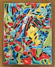 abstract art original Contemporary Modern Graffiti Expressionism Cubism picture