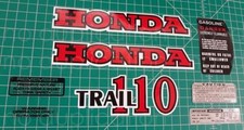 80' 1980 CT110 110 trail 8pc Vintage graphics decals stickers Adhesives pegatina picture