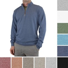 Johnnie O Men's Sully Quarter Zip Up Pullover Wrinkle Resistant Regular Fit picture