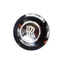 Rolls-Royce Centre Hub Cover Chrome For Rolls-Royce Ghost WRAITH DAWN (Black) picture