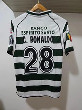 Ronaldo Sporting Lisbon 2002-2003 Home Jersey Size L picture