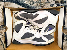 Size 10 Jordan 7 Retro Flint White/Gray/Purple 487471-003 picture