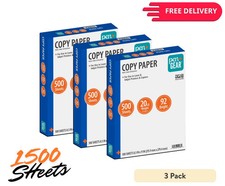 1500 Sheets - Copy Paper, 8.5