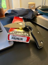 Spyderco Sage 1 C123CFP Folding Knife CPM S30V Carbon Fiber - LNIB picture