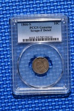 1866-S Seated Liberty Dime picture