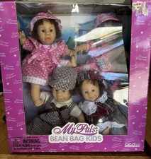 Vintage Gi-GO Toys - 6 My Pals: Bean Bag Kids 8” Dolls NEW in Packaging picture