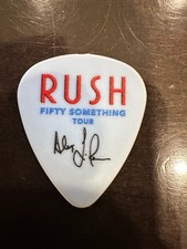 RUSH Alex Lifeson Guitar Pick Fifty Something Tour Dunlop USA  **AUTHENTIC** picture