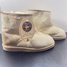 100% Sheepskins Downunder UGG Eildan Boots Slippers Tan Sand Color Handmade S6-7 picture