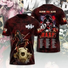 One Alive Album W.A.S.P. 3D AOP Shirt Unisex Concert S-5XL II432 picture