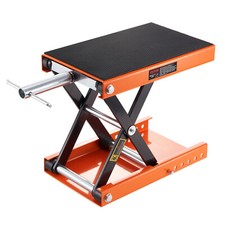 VEVOR Motorcycle Scissor Jack Lift 1100 lbs Wide Deck Hoist Stand for ATVs Bike picture