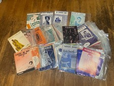 Sheet Music Lot of 140 1930's 1940's 1950's Vintage R&B Big Band Pop picture