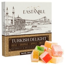 Eastanbul Turkish Delight, Turkish Delights Candy Assorted Flavor, 10.5oz picture