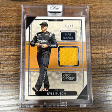 Panini Turn Four 2026 Kyle Busch Hat Dance Memorabilia HD-KBS. 21/49 picture