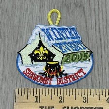 Boy Scouts Patch 2005 Winter Event Shawomet District - Camp Camping picture