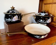 Mikasa Grande Chef Charisma Black Enamel On Steel Cookware NIB  picture